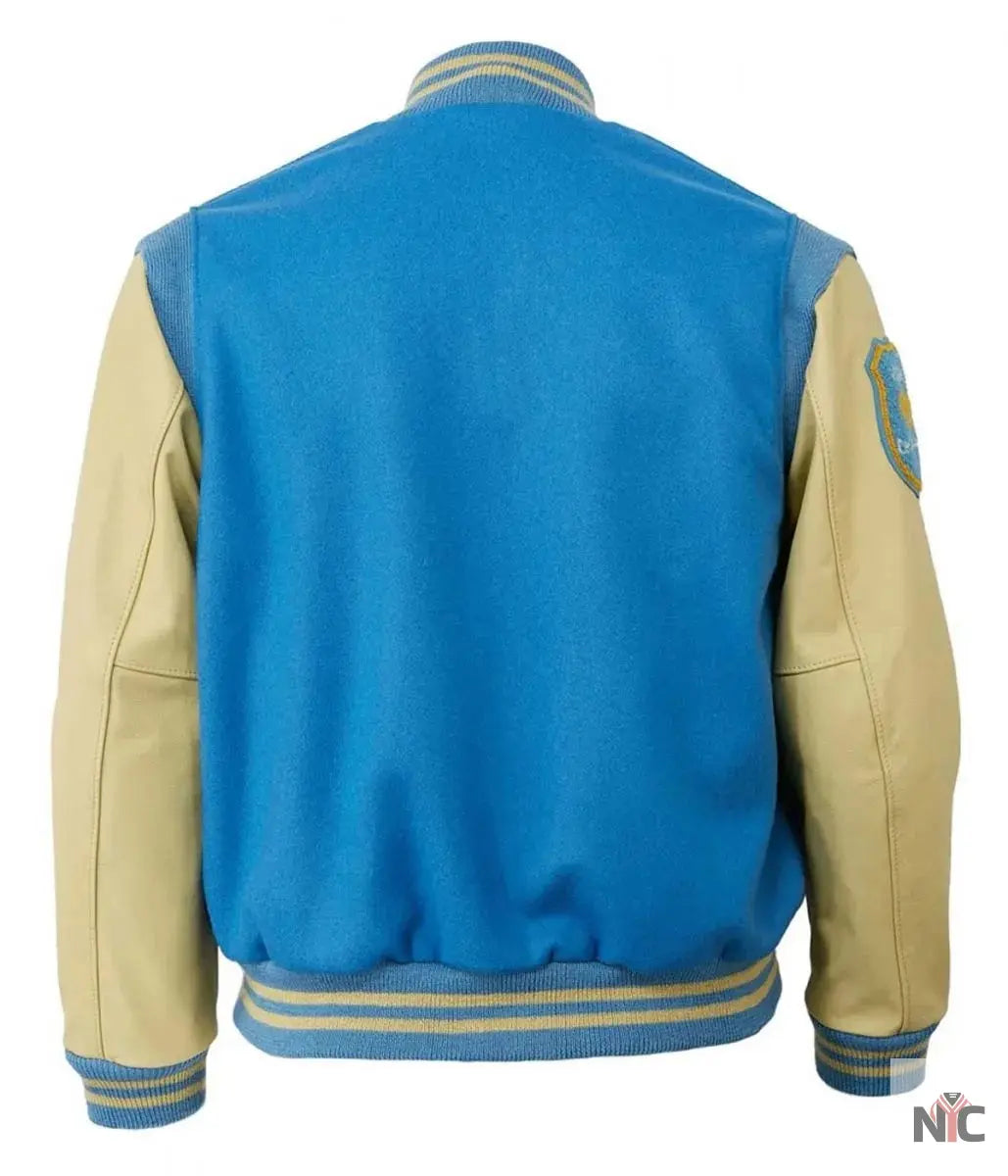 1952 Detroit Lions Cream and Blue Jacket