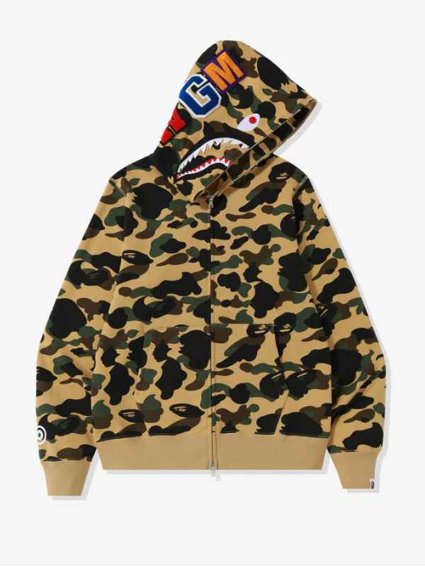 1st Camo Shark Full Zip Hoodie