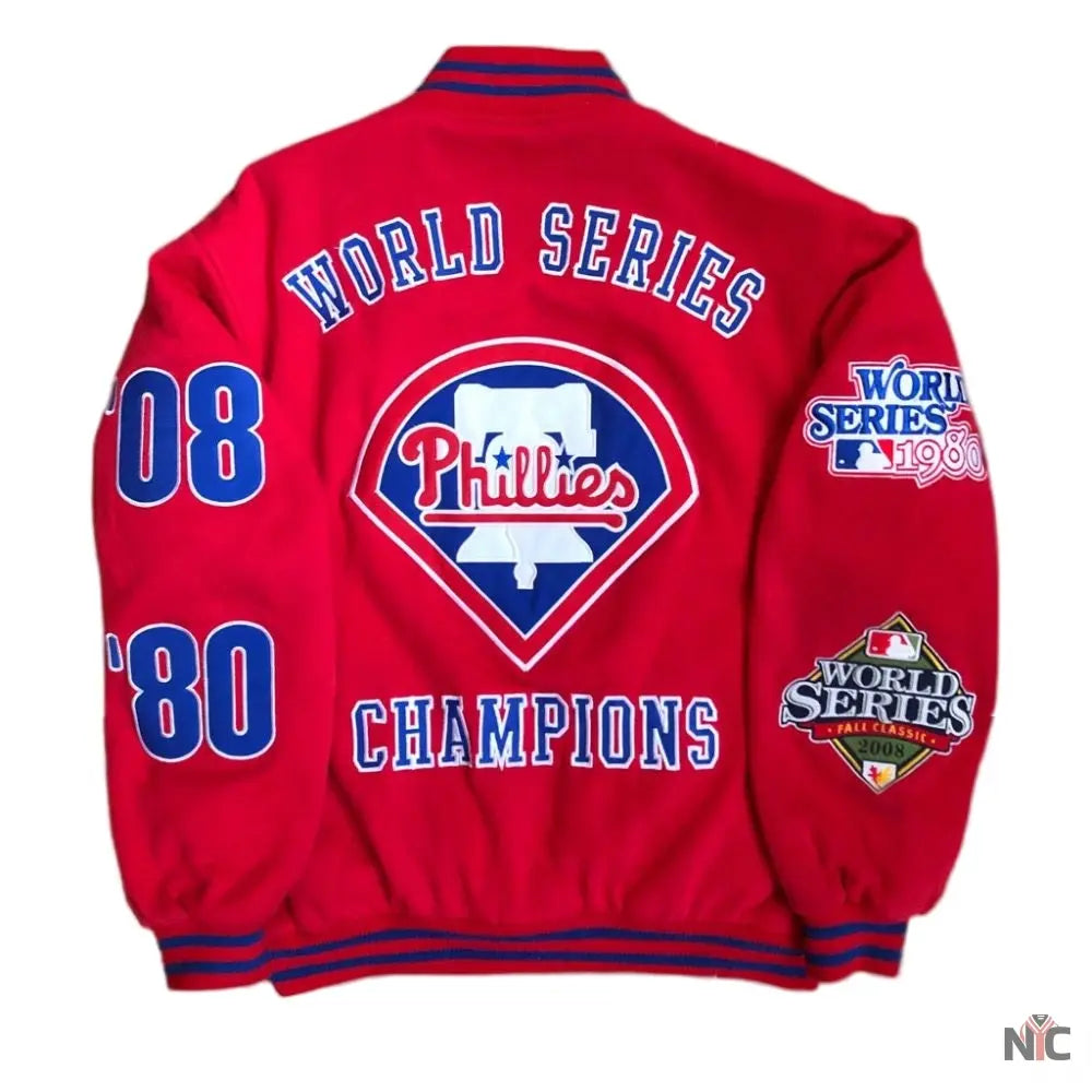 2008 Philadelphia Phillies Inspired World Series Champions Jacket
