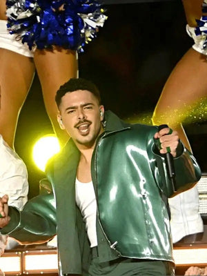 Pedro Sampaio Halftime Show 2026 Green Jacket
