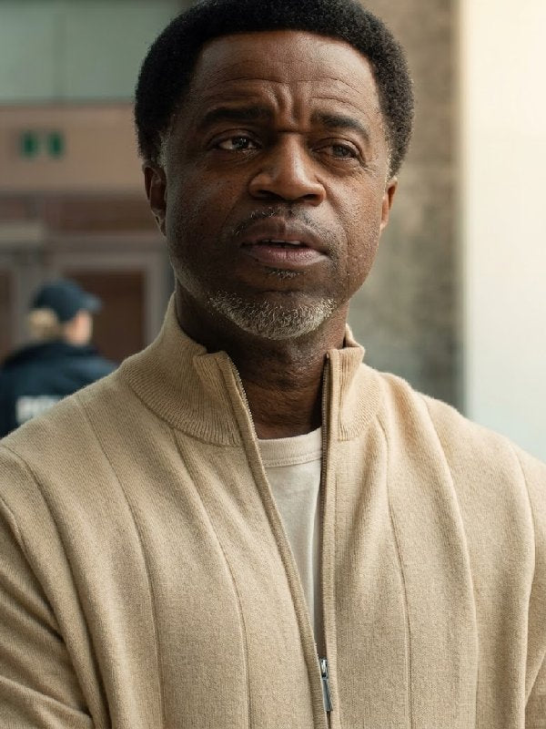 Kevin Hanchard Hudson And Rex S9 Beige Panelled Jacket - view 3