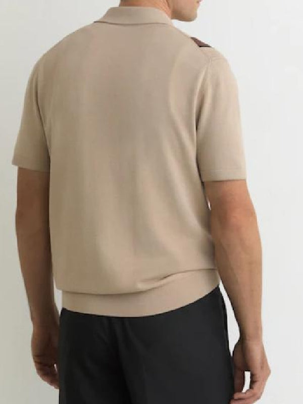 Michael Mealor The Young And The Restless Argyle Polo Shirt - view 3