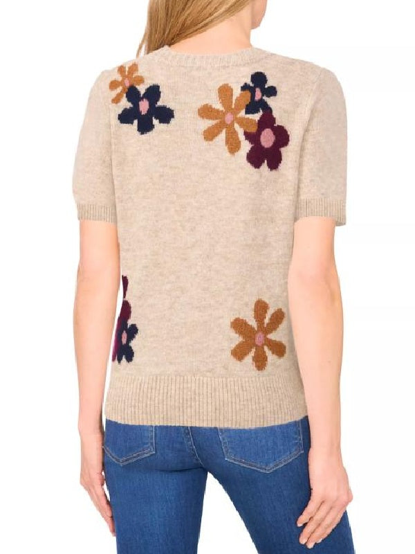 Christine Brown Sister Wives S21 Floral Knit Sweater - view 3