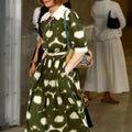 2026 US Open Anna Wintour Olive Dress
