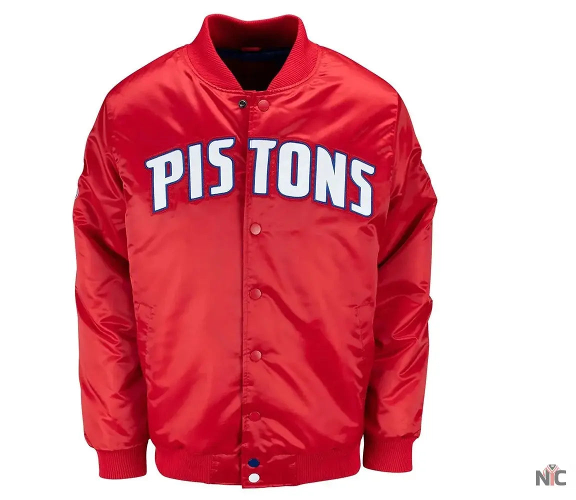 20th Anniversary Detroit Pistons Inspired Red Jacket