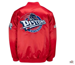 20th Anniversary Detroit Pistons Inspired Red Jacket