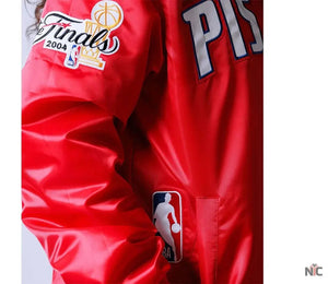 20th Anniversary Detroit Pistons Inspired Red Jacket