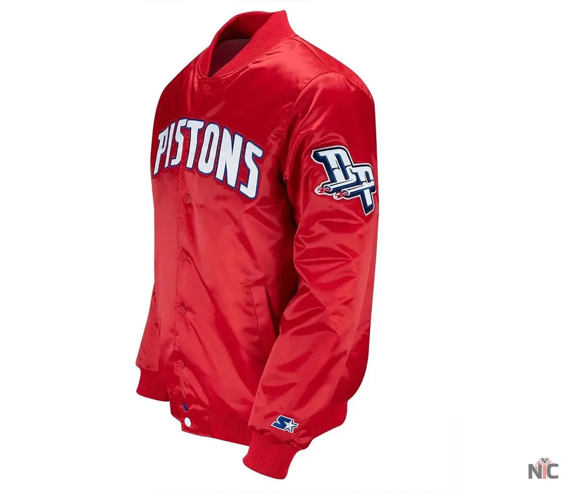 20th Anniversary Detroit Pistons Inspired Red Jacket