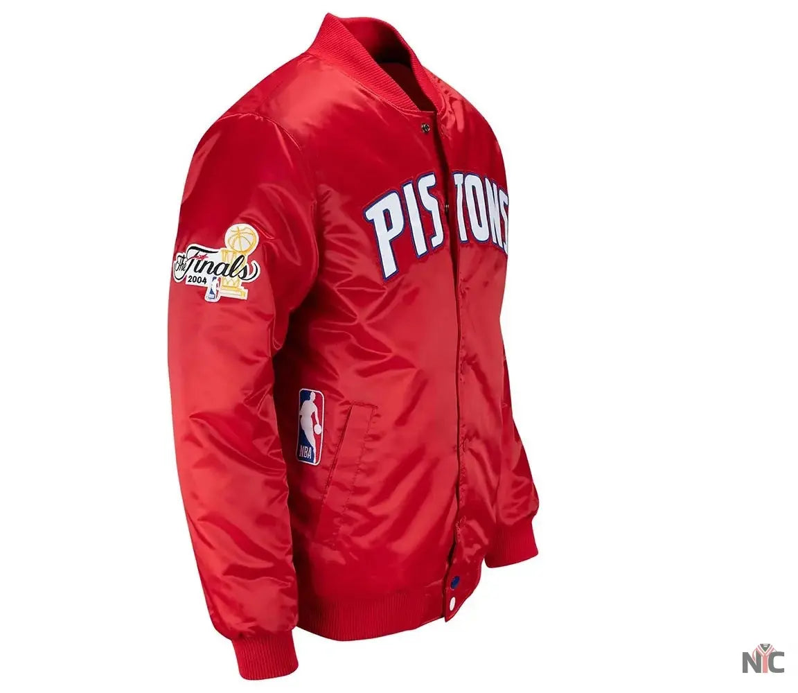20th Anniversary Detroit Pistons Inspired Red Jacket