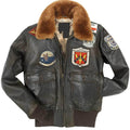 Top Gun Womens Brown Leather Jacket