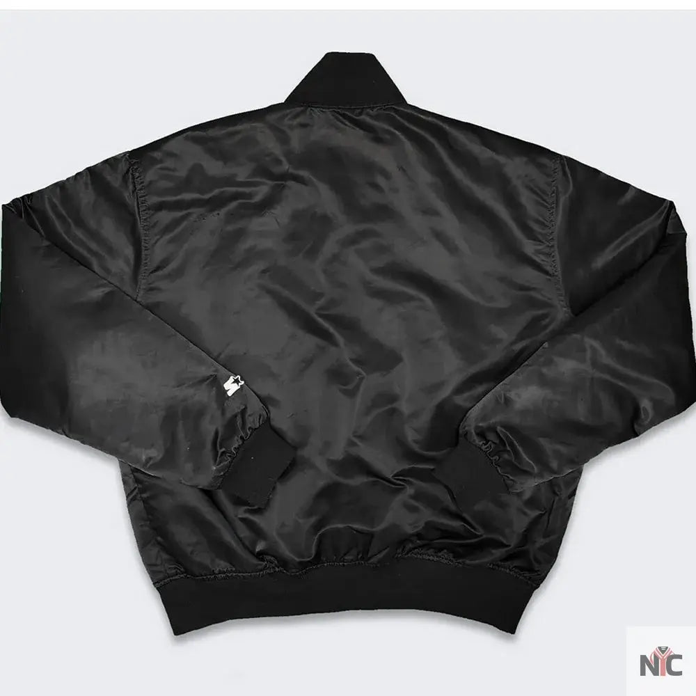 80’s Detroit Pistons Inspired Black Jacket
