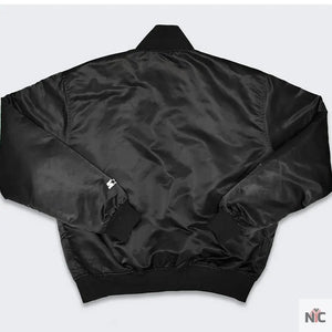 80’s Detroit Pistons Inspired Black Jacket