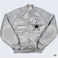 80’s Dallas Cowboys Silver Bomber Jacket