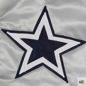 80’s Dallas Cowboys Silver Bomber Jacket