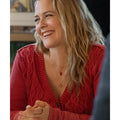 A Merry Little Ex-Mas 2025 Alicia Silverstone Red Cardigan