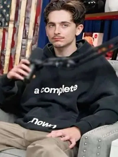 A Complete Unknown Timothée Chalamet Black Hoodie