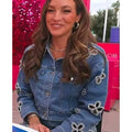 Access Hollywood Emily Orozco Denim Embellished Jacket