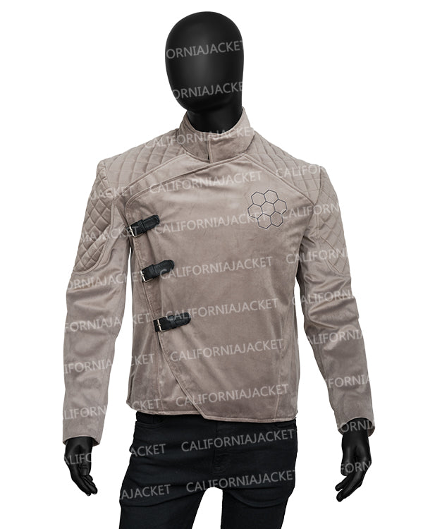 The Beekeeper 2024 Jason Statham Brown Quilted Jacket - view 3