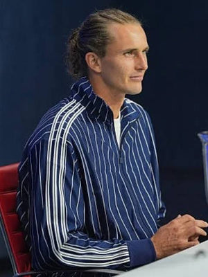 Alexander Zverev China Open 2026 Pinstripe Track Jacket