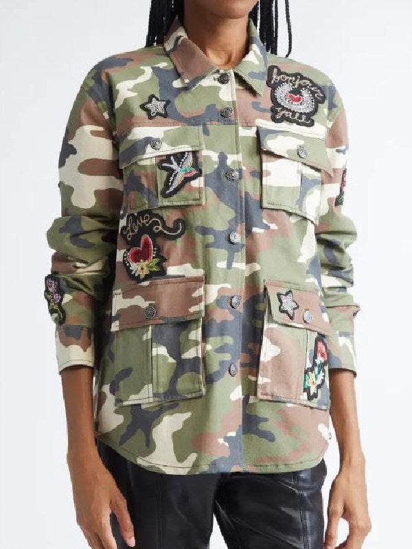 All American S8 Western Applique Camo Jacket