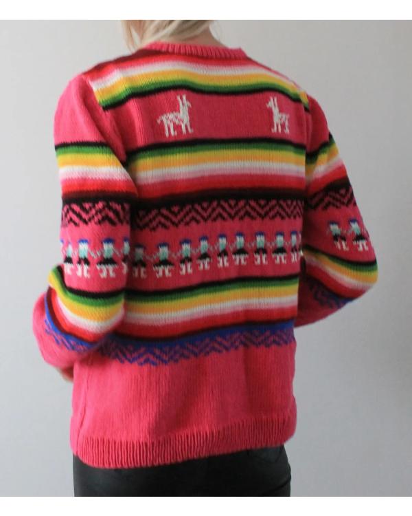 Princess Diana Pink Llama Sweater - view 3