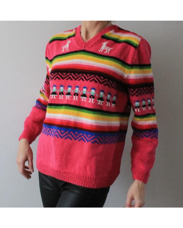 Princess Diana Pink Llama Sweater - view 4