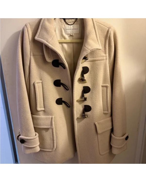 Supernatural S03 Rebecca Reichert Tan Wool Peacoat