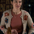 Anna Pigeon 2026 Melanie Scrofano Floral Cardigan