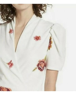 Sharp Objects S01 Madison Davenport Wrap Floral Mini Dress - view 4
