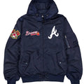 Atlanta Braves Historic L-2B Hooded Bomber Jacket