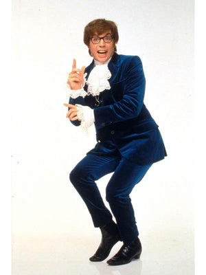 Austin Powers Mike Myers Blue Velvet Suit