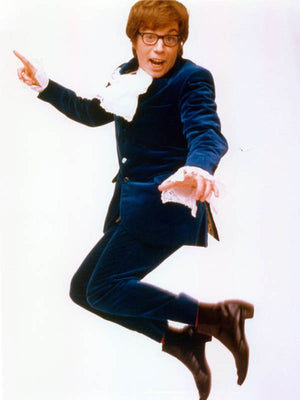 Austin Powers Mike Myers Blue Velvet Suit