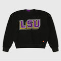 Aviator Nation x LSU Relaxed Crewneck Black Sweatshirt