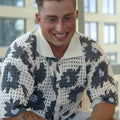 Baylen Out Loud Colin Dooley Floral Crochet Shirt