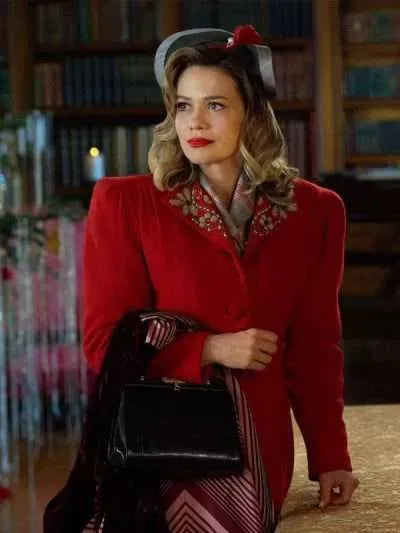 Bethany Joy Lenz A Biltmore Christmas Red Coat