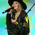 Lainey Wilson Country Power Players 2024 Fringe Leather Jacket