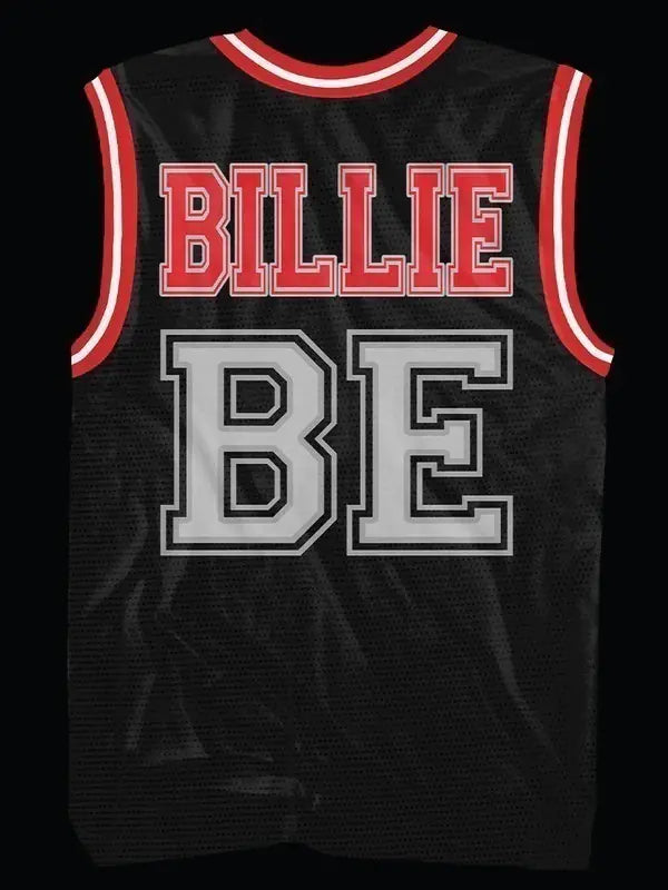 Billie Eilish Red And Black Jersey