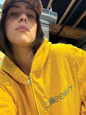Billie Eilish Yellow Hoodie