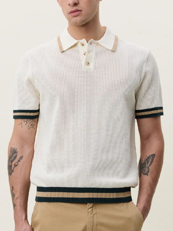 Bold And The Beautiful 2026 Delon De Metz Knit Polo Shirt
