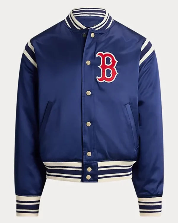 Boston Red Sox Blue Varsity Bomber Jacket