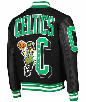 Boston Celtics Black Championship Jacket