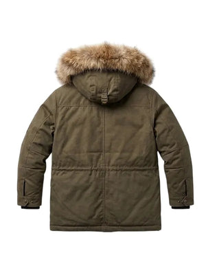 Heart of the Beast Brad Pitt Brown Parka Jacket