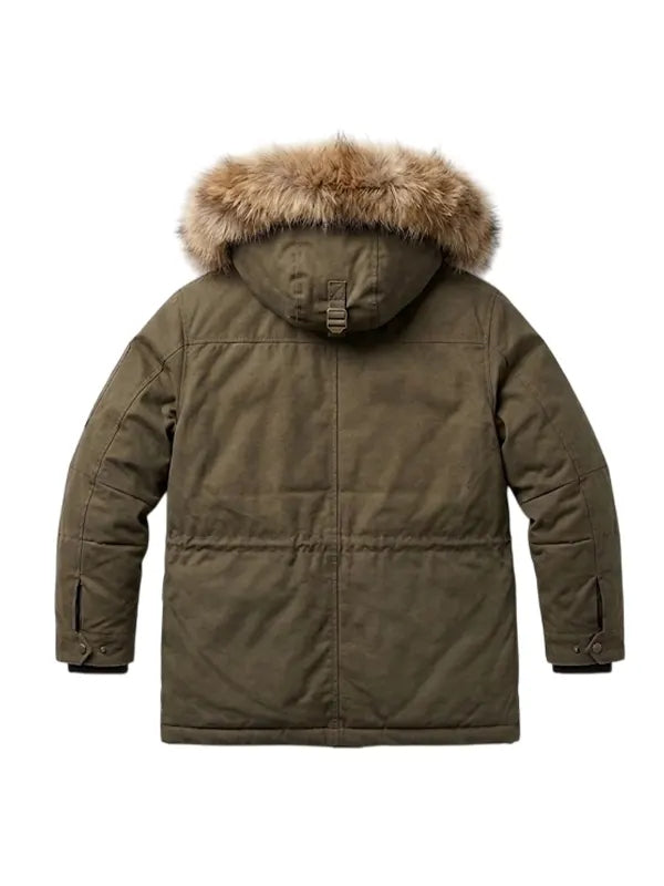 Heart of the Beast Brad Pitt Brown Parka Jacket