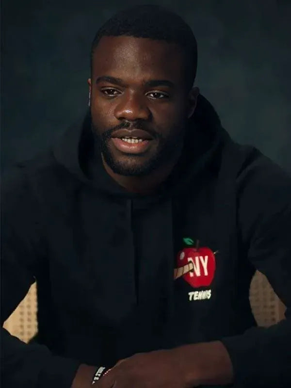 Break Point Frances Tiafoe NY Tennis Black Hoodie