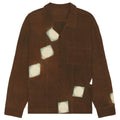Brothers S1 Woody Harrelson Brown Lunar Printed Shirt