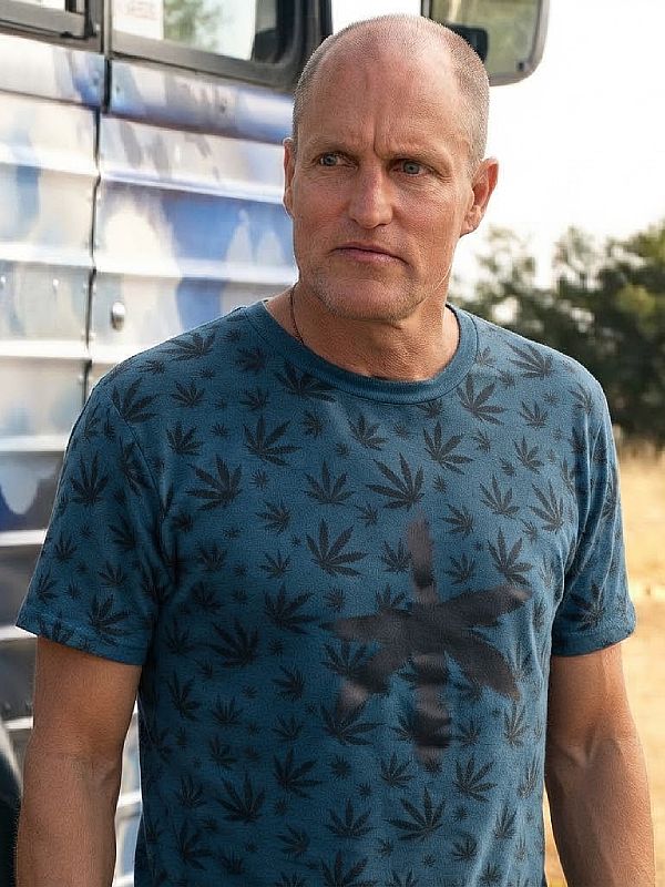 Brothers S01 Woody Harrelson Leaf-Print T-Shirt
