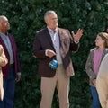 Bruce Campbell My Southern Family Christmas Brown Suede Blazer