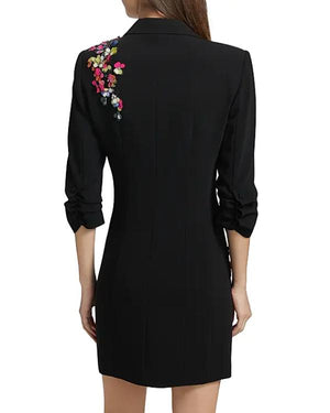 Celebrity Family Feud S11 Lona Edwards Floral Blazer Dress - view 4