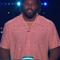 Celebrity Weakest Link S01 Cam’s Pink Printed Shirt