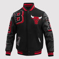 Chicago Bulls Pro Standard Mashup Black Varsity Jacket